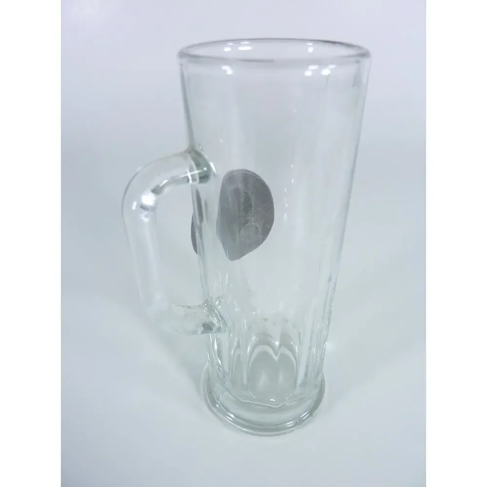 Vintage Alamo Texas Mini Beer Stein Shot Glass 5 Inch Metal Emblem Souvenir